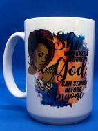 11 oz She who Kneels Coffee Mugs